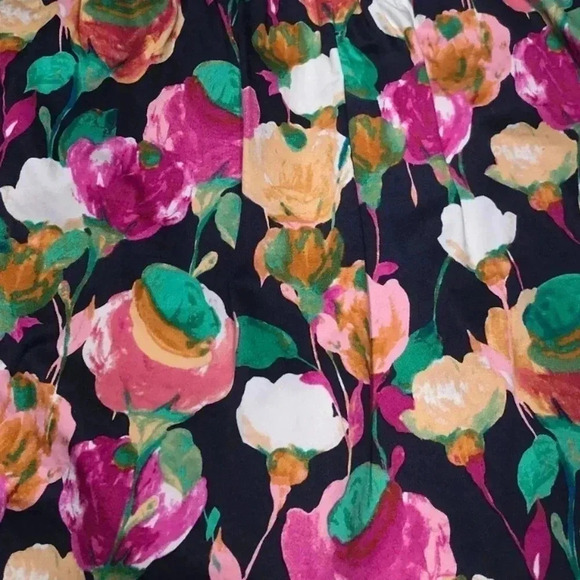 J. Crew | Tulip Floral Print A-Line Gathered Stretch Front Pockets Size Size 2 - Picture 4 of 6